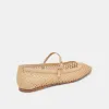 REYES BALLET FLATS LT NATURAL WOVEN RAFFIA sold by Dolce Vita