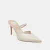KANIKA HEELS WHITE CRINKLE PATENT - re:vita sold by Dolce Vita