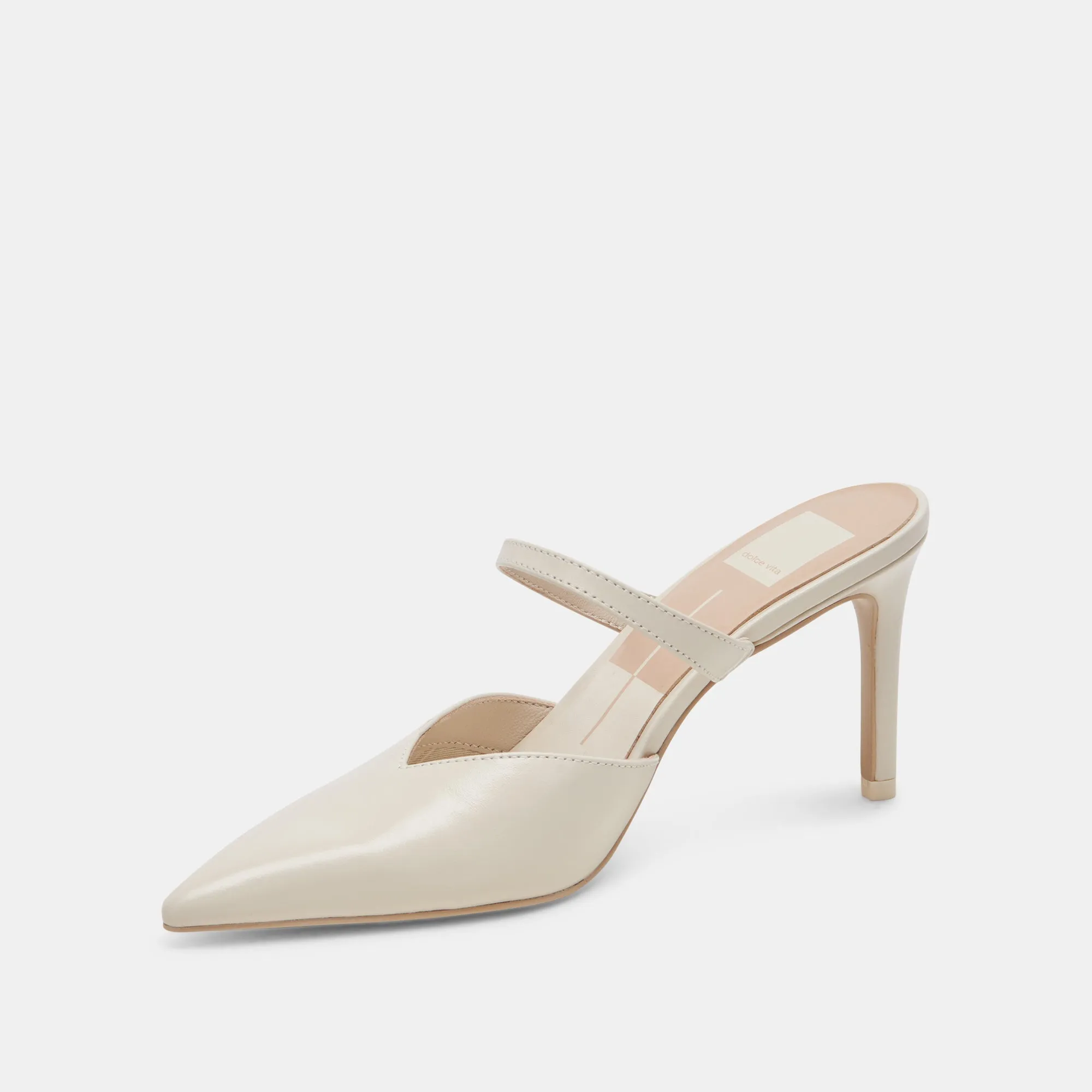 KANIKA HEELS WHITE CRINKLE PATENT - re:vita sold by Dolce Vita product image thumbnail 4