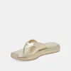 ADIN SANDALS PLATINUM DISTRESSED LEATHER sold by Dolce Vita