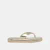 ADIN SANDALS PLATINUM DISTRESSED LEATHER sold by Dolce Vita