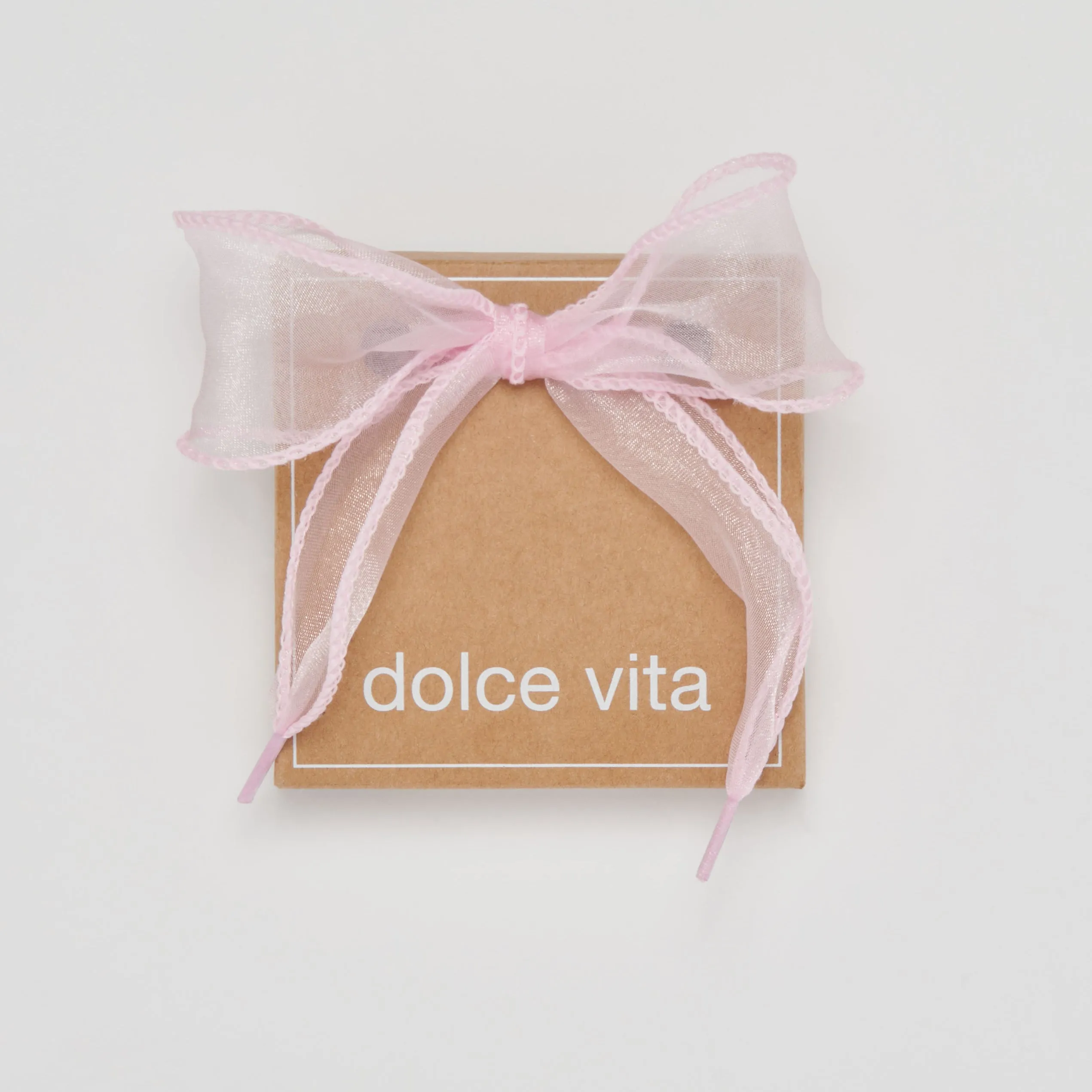 CURLY ORGANZA LACE LIGHT PINK sold by Dolce Vita