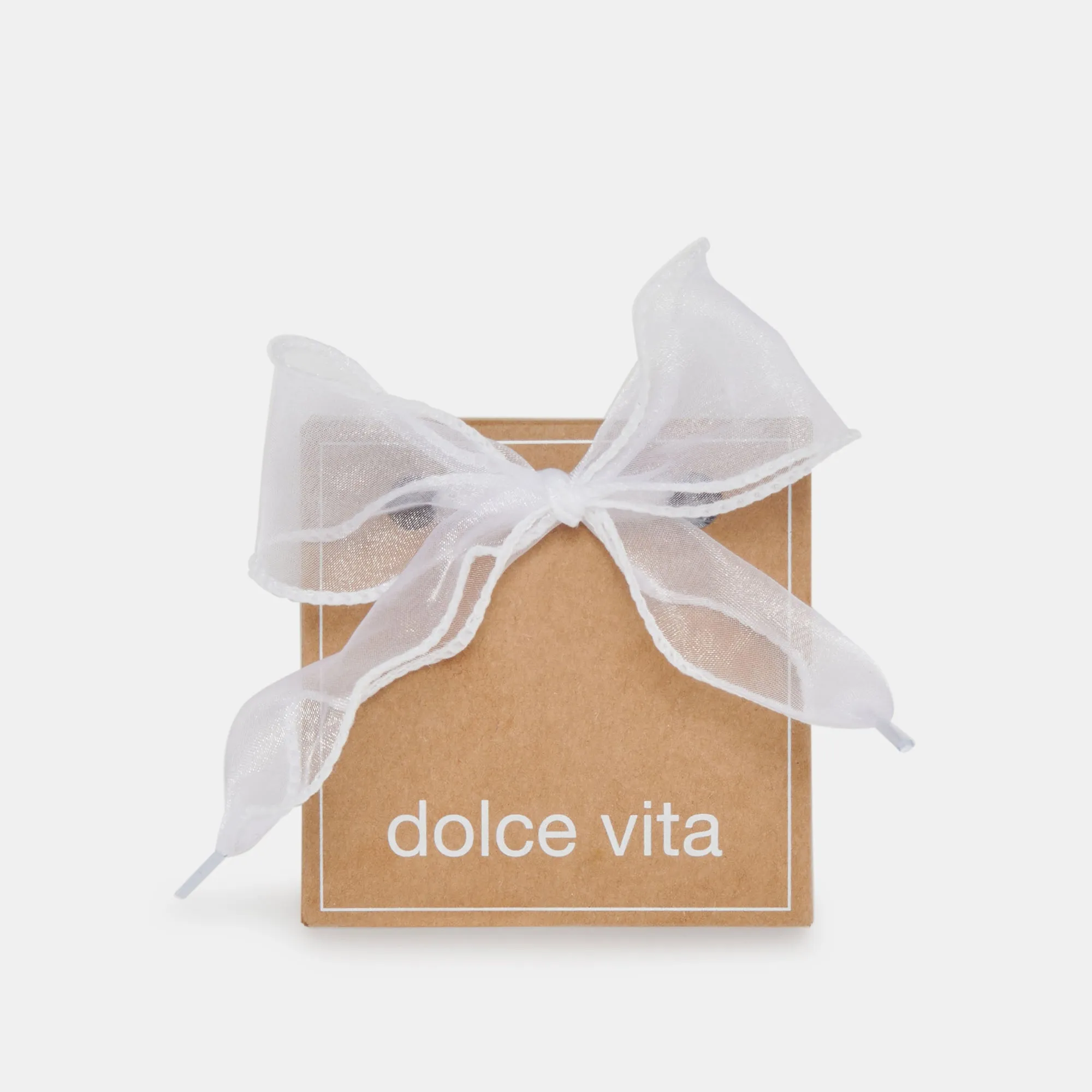 CURLY ORGANZA LACE WHITE sold by Dolce Vita