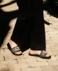 GABBI PEARL SANDALS BLACK PEARLS - re:vita sold by Dolce Vita