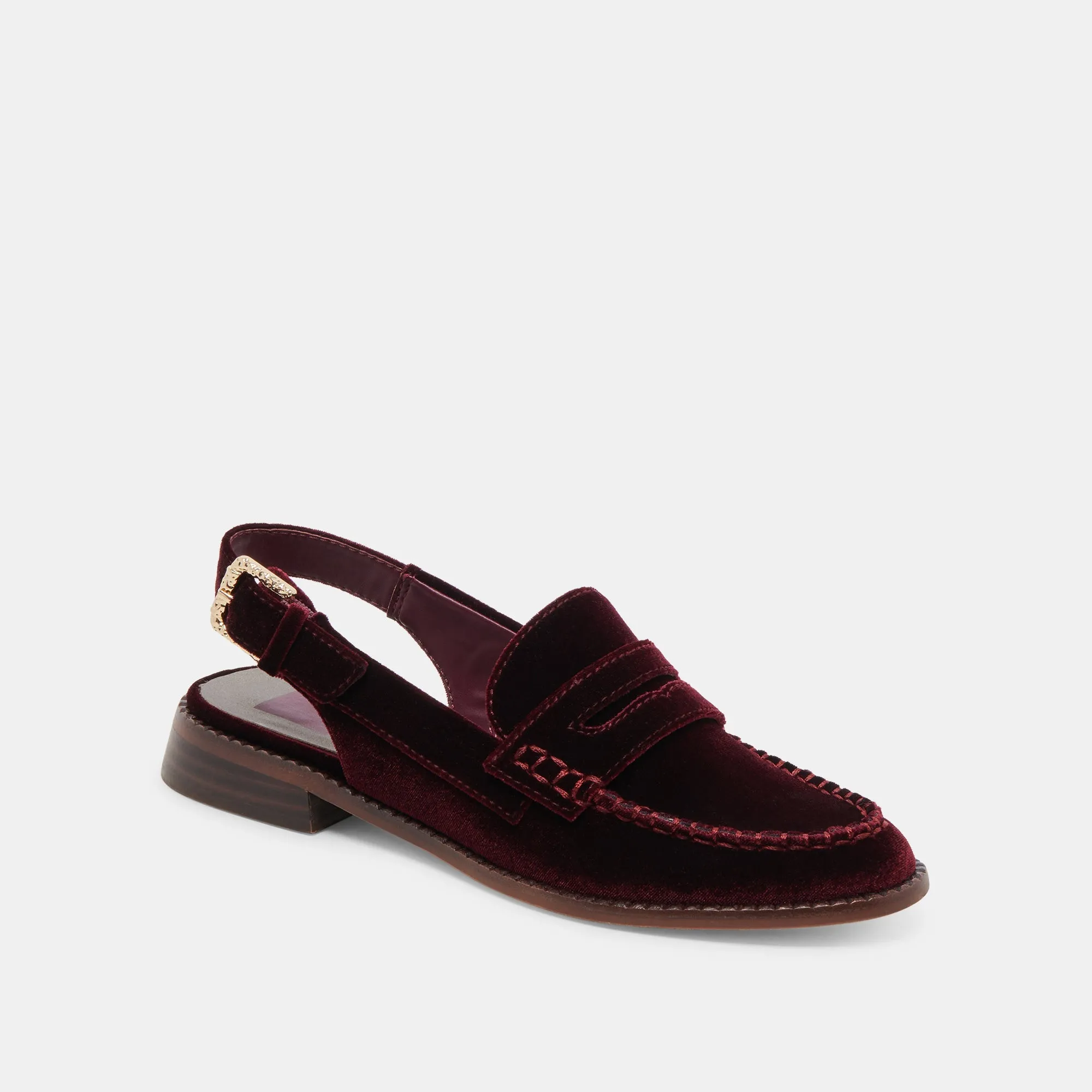HARDI LOAFERS WINE VELVET - re:vita sold by Dolce Vita product image thumbnail 2