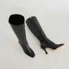 GYRA WIDE CALF BOOTS BLACK LEATHER - re:vita sold by Dolce Vita