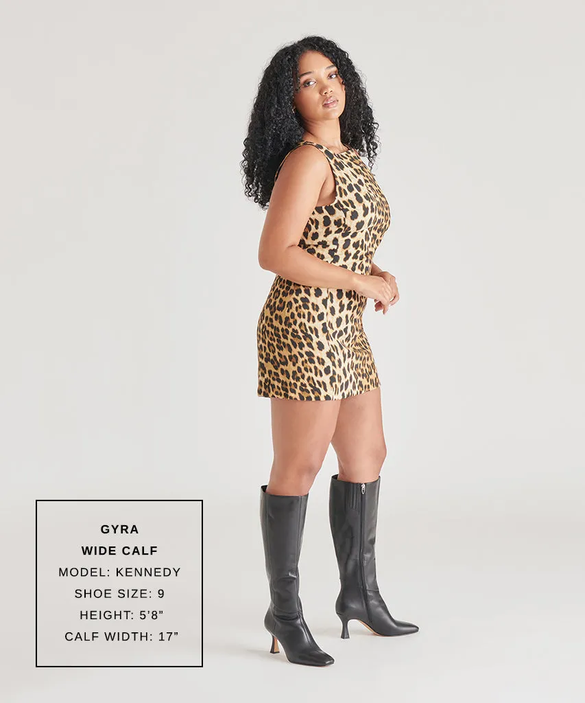 GYRA WIDE CALF BOOTS BLACK LEATHER - re:vita sold by Dolce Vita product image thumbnail 4