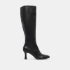 GYRA WIDE CALF BOOTS BLACK LEATHER - re:vita sold by Dolce Vita