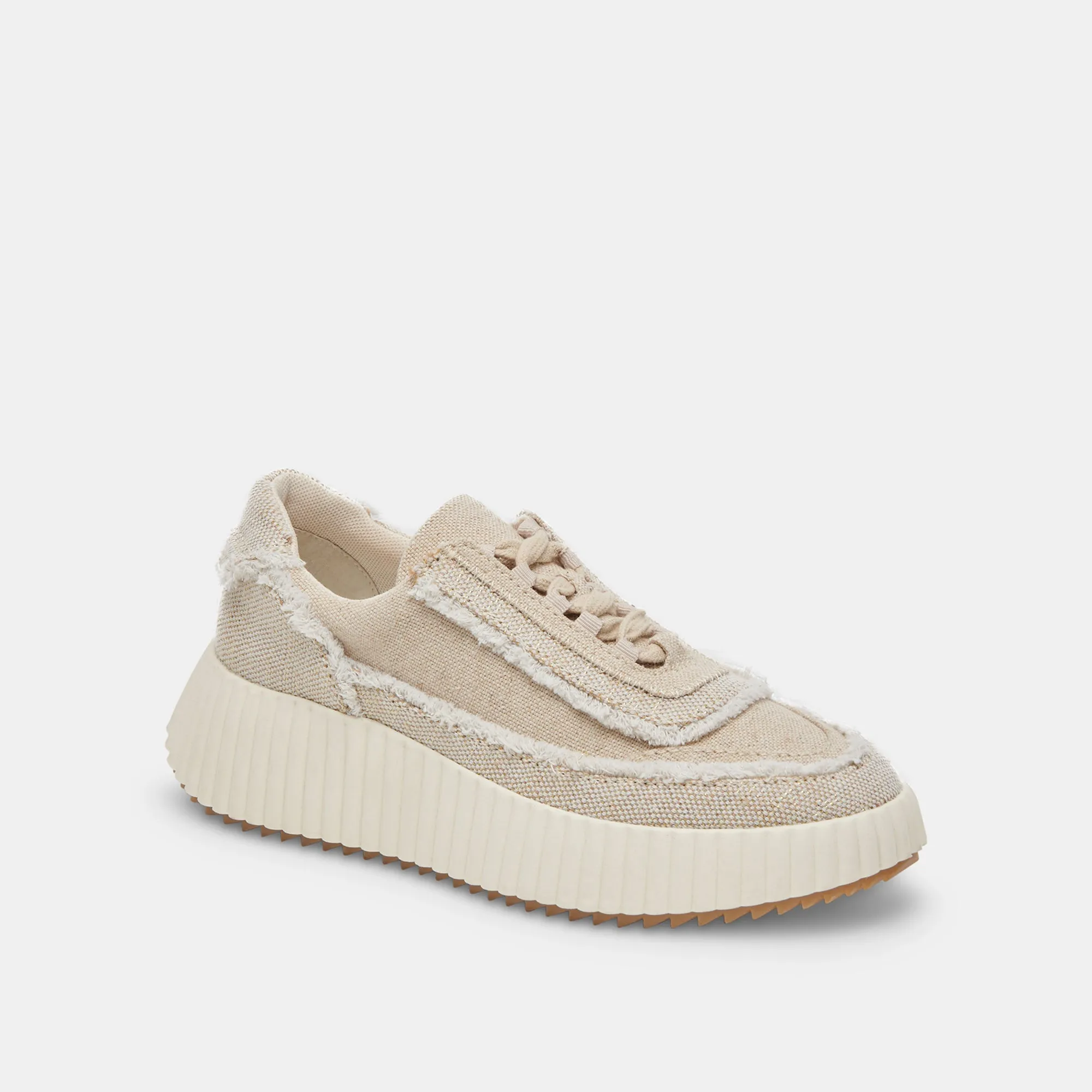 DOLEN FRAY SNEAKERS SAND CANVAS - re:vita sold by Dolce Vita product image thumbnail 5