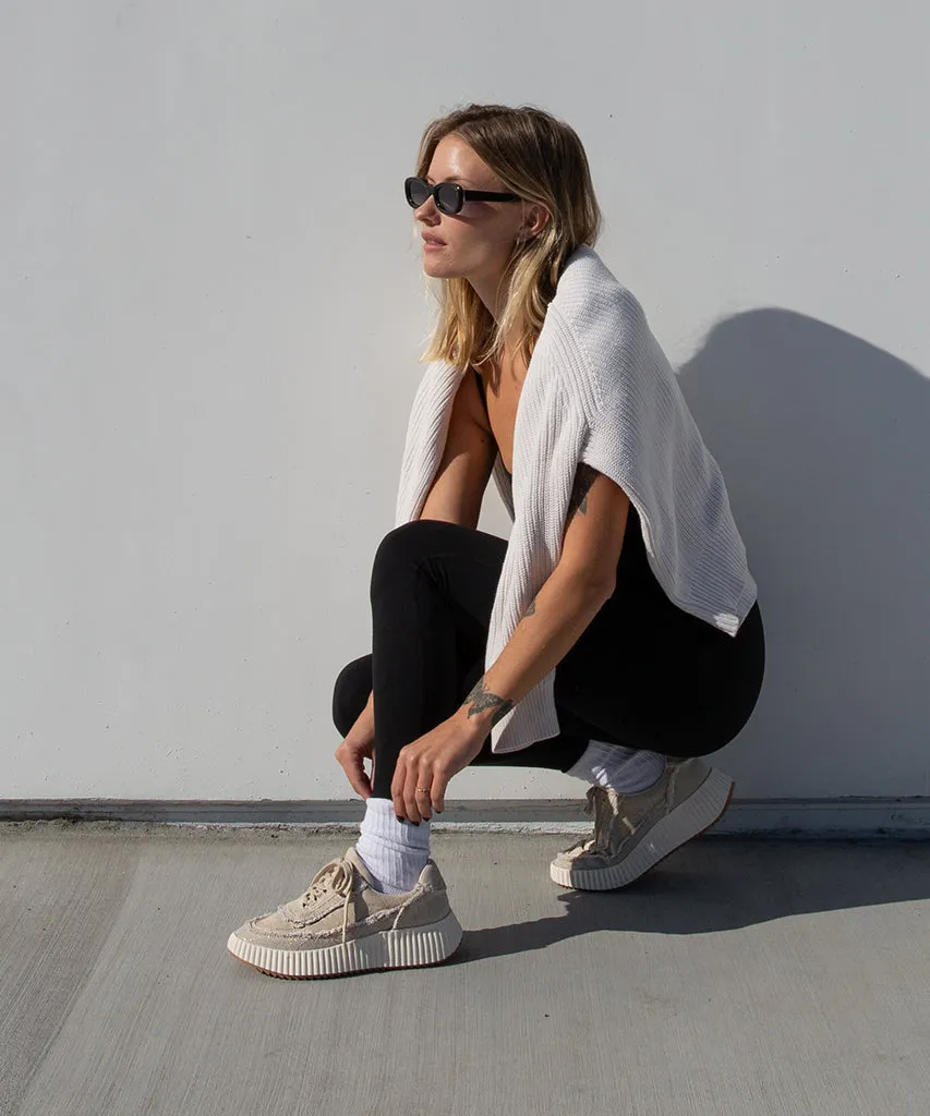 DOLEN FRAY SNEAKERS SAND CANVAS - re:vita sold by Dolce Vita product image thumbnail 2