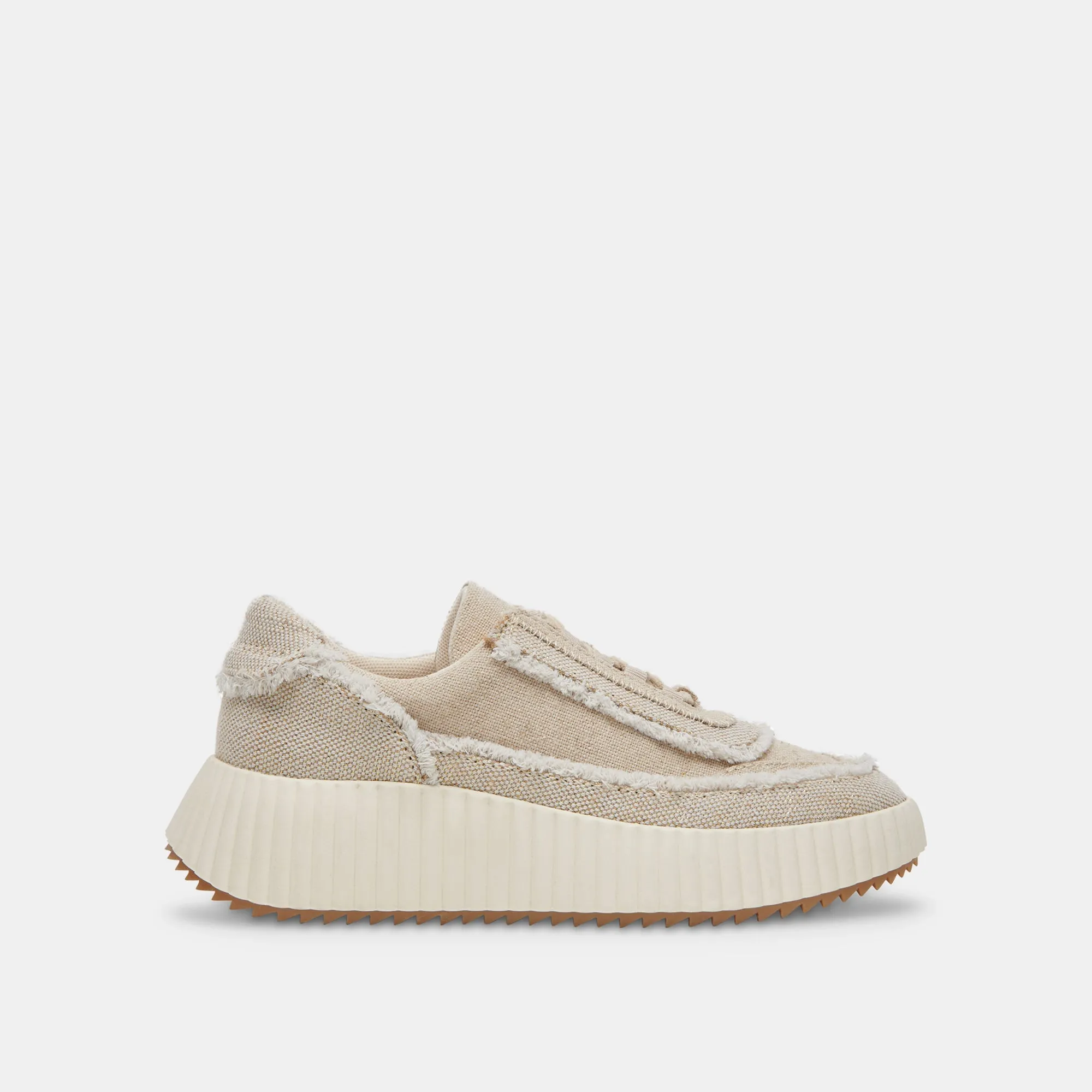 DOLEN FRAY SNEAKERS SAND CANVAS - re:vita sold by Dolce Vita product image thumbnail 3