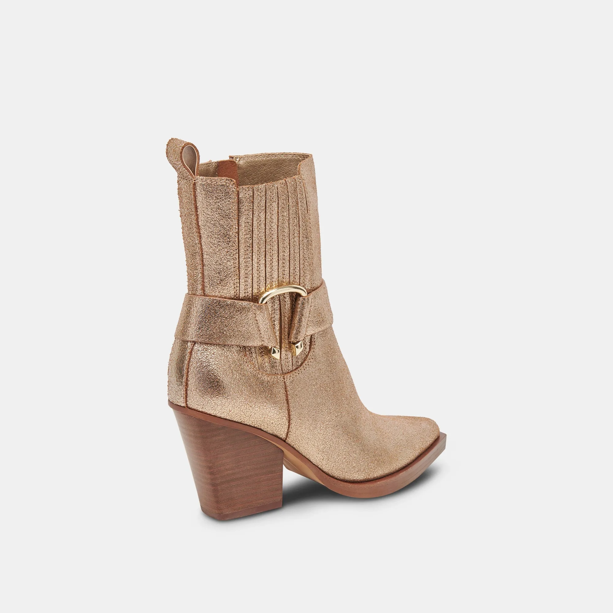 BOUNTY BOOTS ROSE GOLD DISTRESSED LEATHER - re:vita sold by Dolce Vita product image thumbnail 5