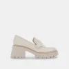 HALONA LOAFERS IVORY LEATHER - re:vita sold by Dolce Vita