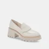HALONA LOAFERS IVORY LEATHER - re:vita sold by Dolce Vita