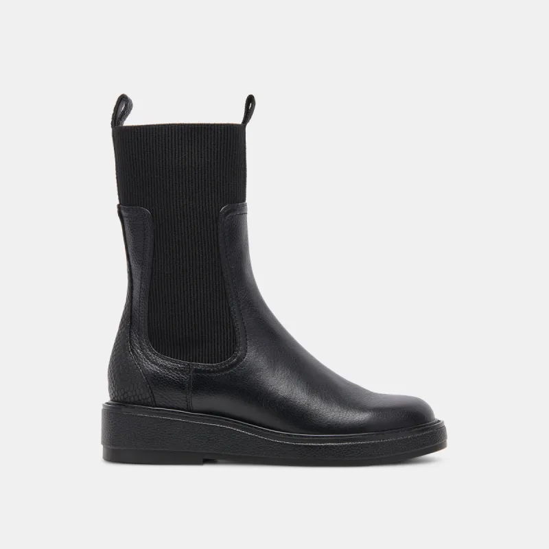 ELYSE H2O BOOTS BLACK LEATHER - re:vita sold by Dolce Vita