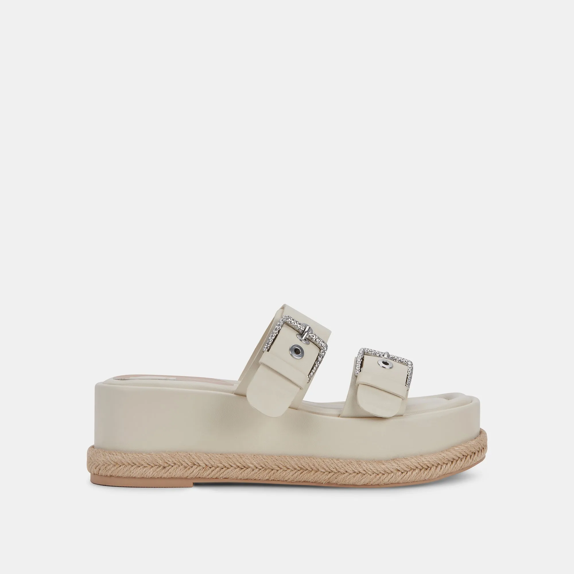 CANYON SANDALS IVORY LEATHER - re:vita sold by Dolce Vita