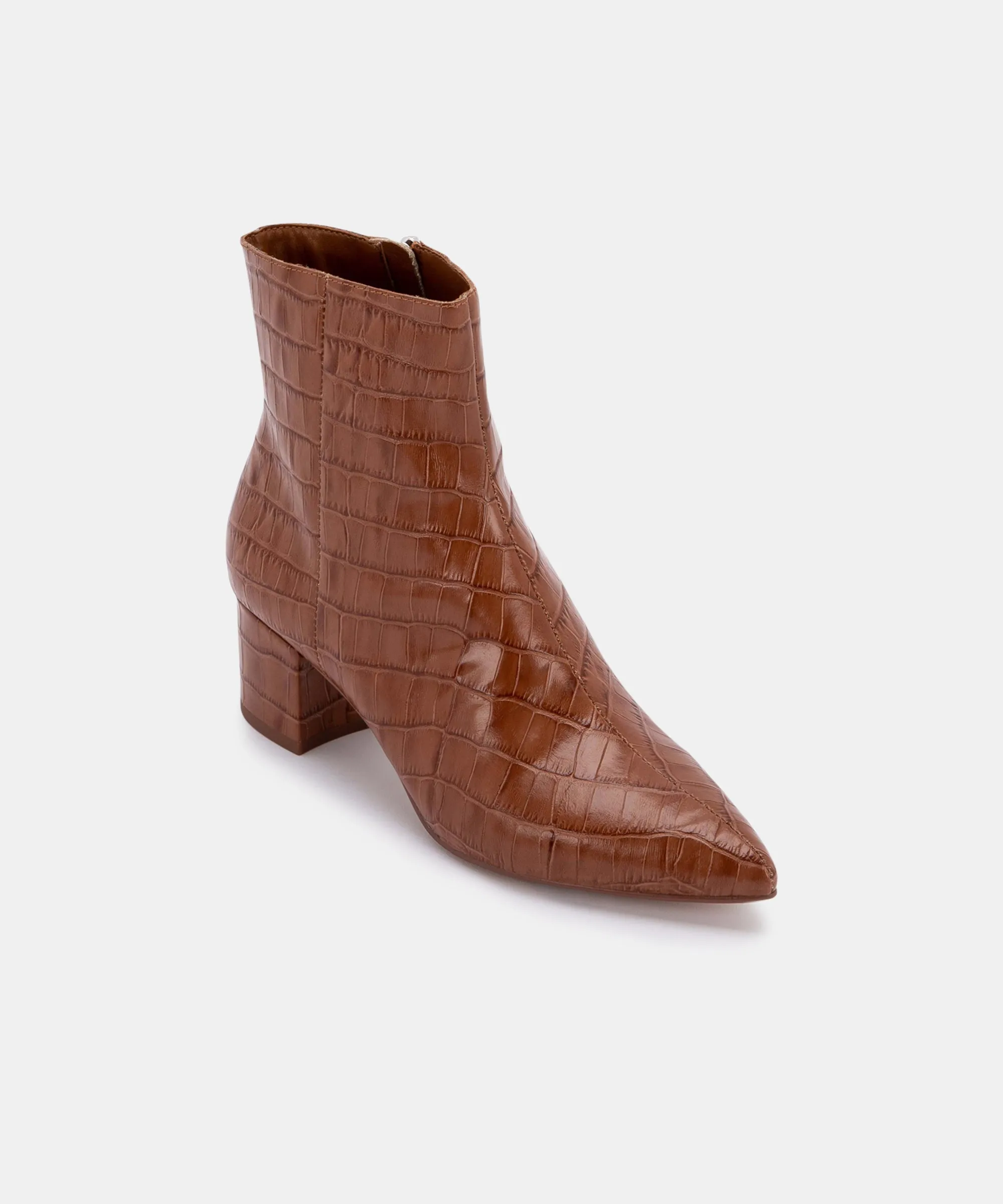 BEL BOOTIES COGNAC CROCO - re:vita sold by Dolce Vita product image thumbnail 3