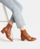 BEL BOOTIES COGNAC CROCO - re:vita sold by Dolce Vita