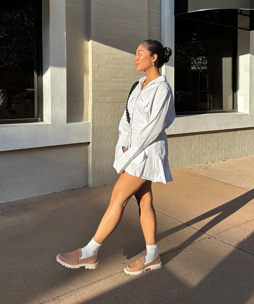 ELIAS FLATS TOFFEE SUEDE - re:vita sold by Dolce Vita product image thumbnail 2