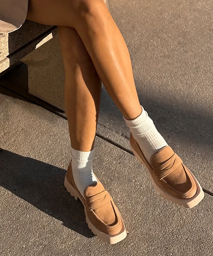 ELIAS FLATS TOFFEE SUEDE - re:vita sold by Dolce Vita product image thumbnail 4