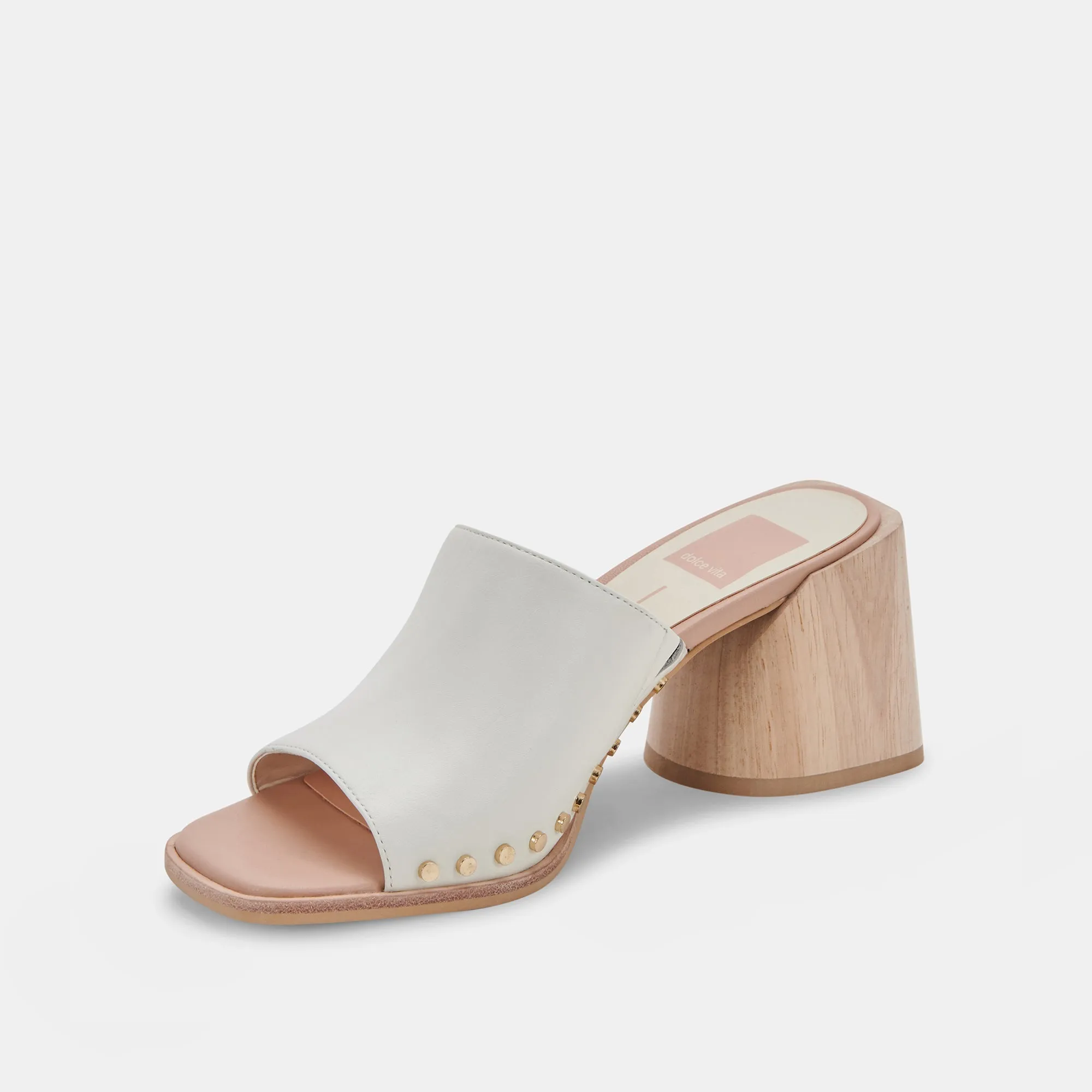 AMINO HEELS WHITE LEATHER - re:vita sold by Dolce Vita product image thumbnail 4