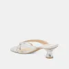 BREVEL HEELS SILVER DISTRESSED LEATHER sold by Dolce Vita