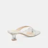 BREVEL HEELS SILVER DISTRESSED LEATHER sold by Dolce Vita