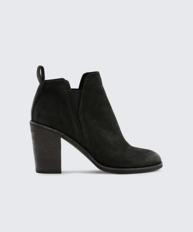 SIMONE BOOTIES BLACK - re:vita sold by Dolce Vita