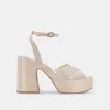 WESSI PEARL HEELS VANILLA PEARLS - re:vita sold by Dolce Vita