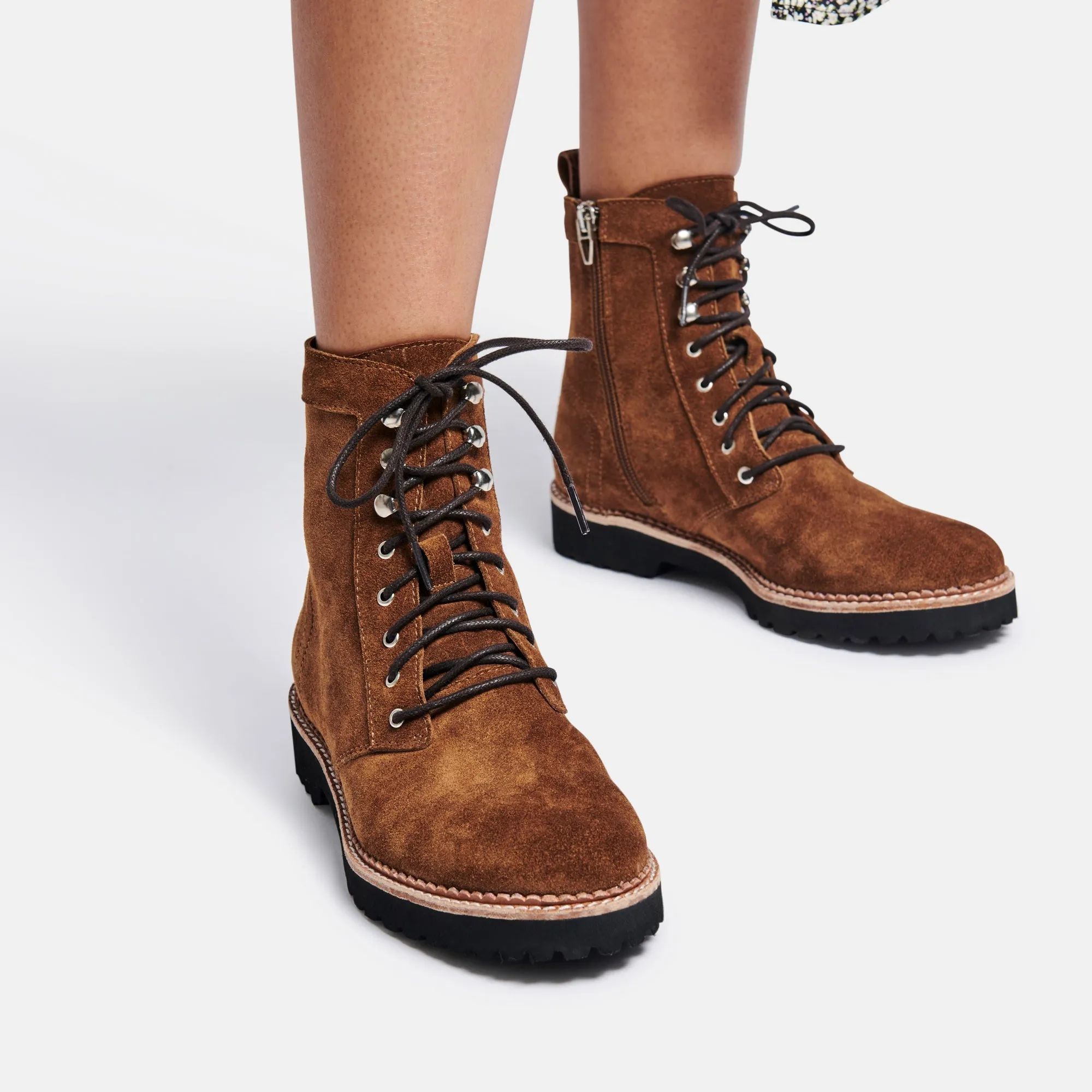 AVENA BOOTS DK BROWN SUEDE - re:vita sold by Dolce Vita product image thumbnail 2