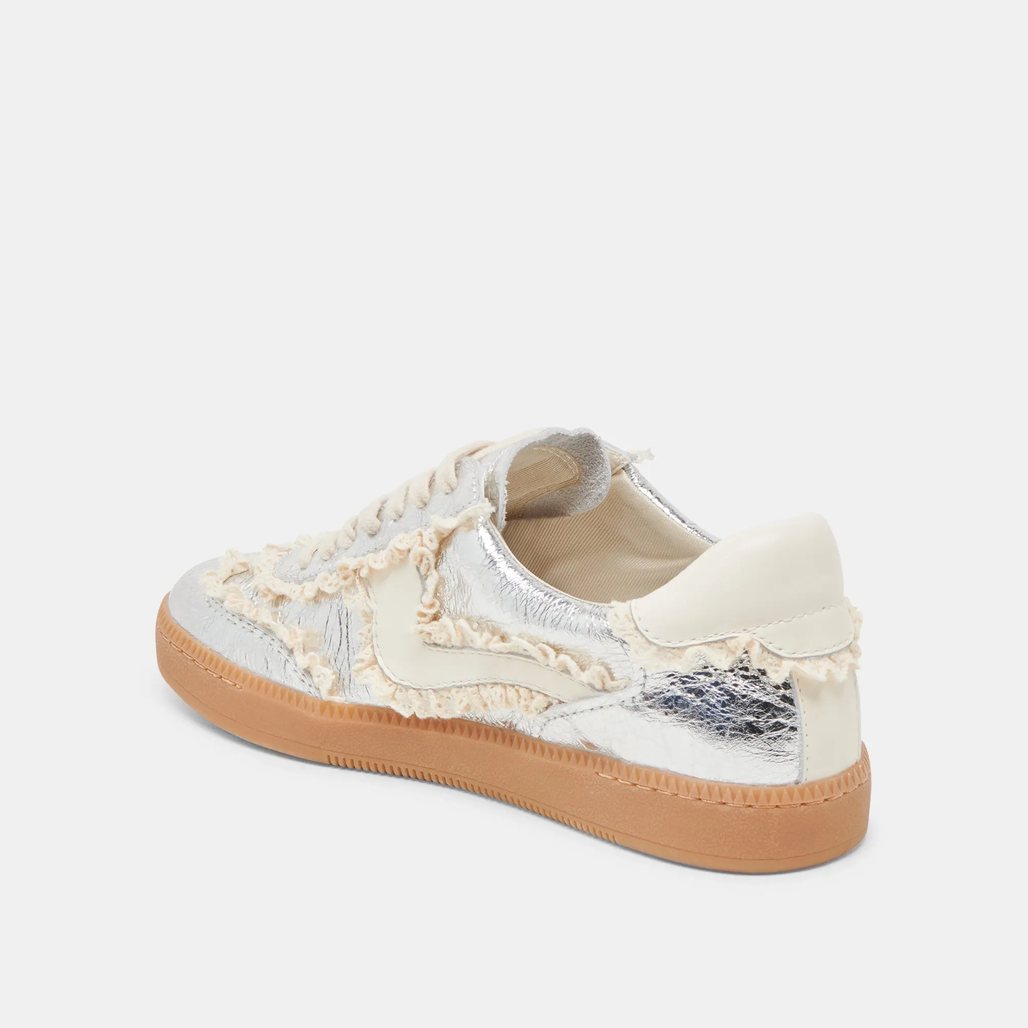 NOTICE LACE SNEAKERS SILVER DISTRESSED LEATHER sold by Dolce Vita product image thumbnail 5