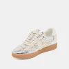 NOTICE LACE SNEAKERS SILVER DISTRESSED LEATHER sold by Dolce Vita