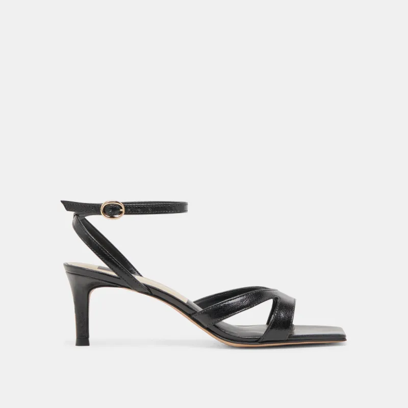 BECKI HEELS MIDNIGHT CRINKLE PATENT sold by Dolce Vita