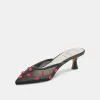 CLAIRE HEELS BLACK RED MESH sold by Dolce Vita