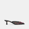 CLAIRE HEELS BLACK RED MESH sold by Dolce Vita