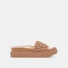 SIDONA SANDALS BROWN RAFFIA sold by Dolce Vita