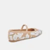 RHODIE BALLET FLATS NATURAL MULTI FLORAL SEQUIN sold by Dolce Vita