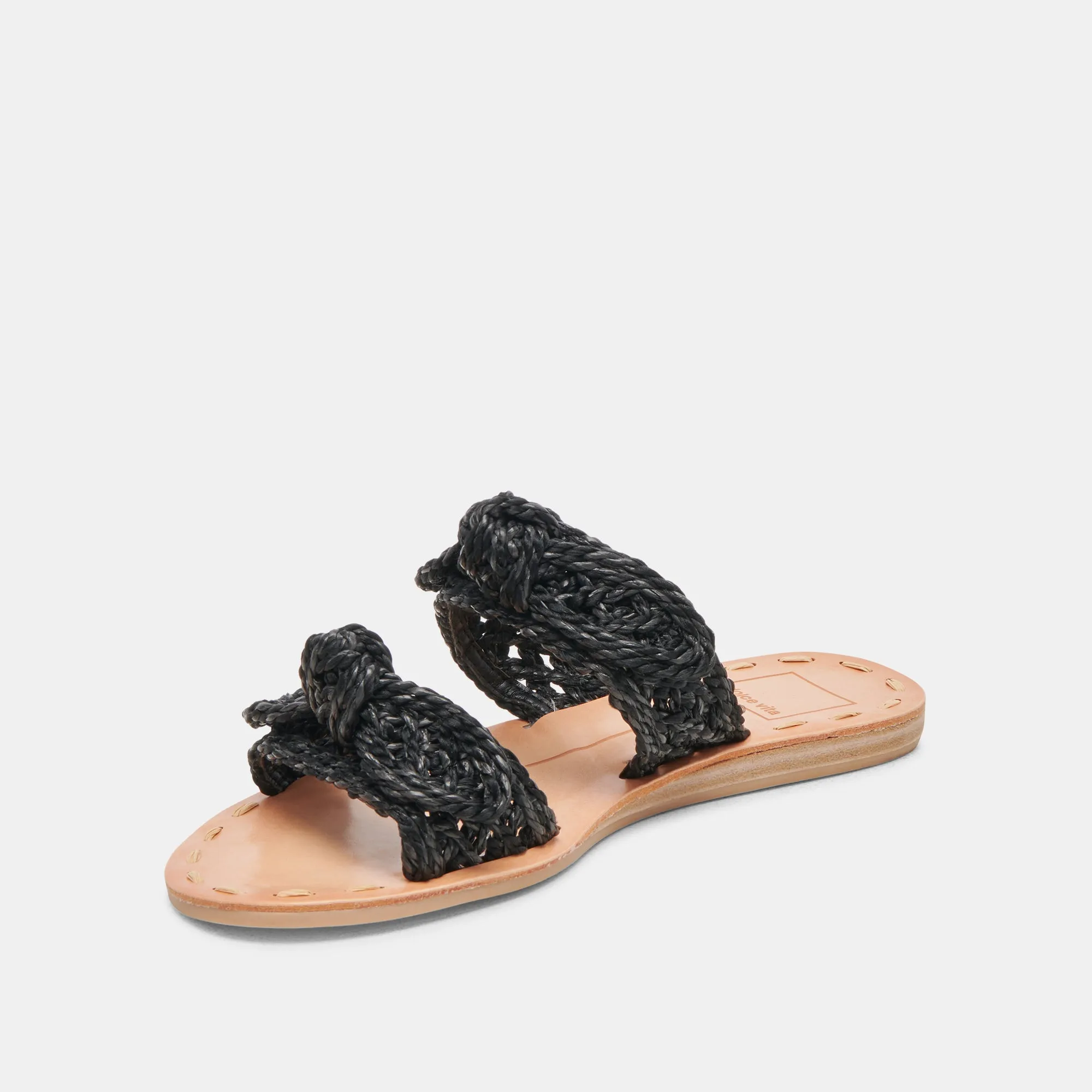 DINAH SANDALS ONYX RAFFIA sold by Dolce Vita product image thumbnail 4