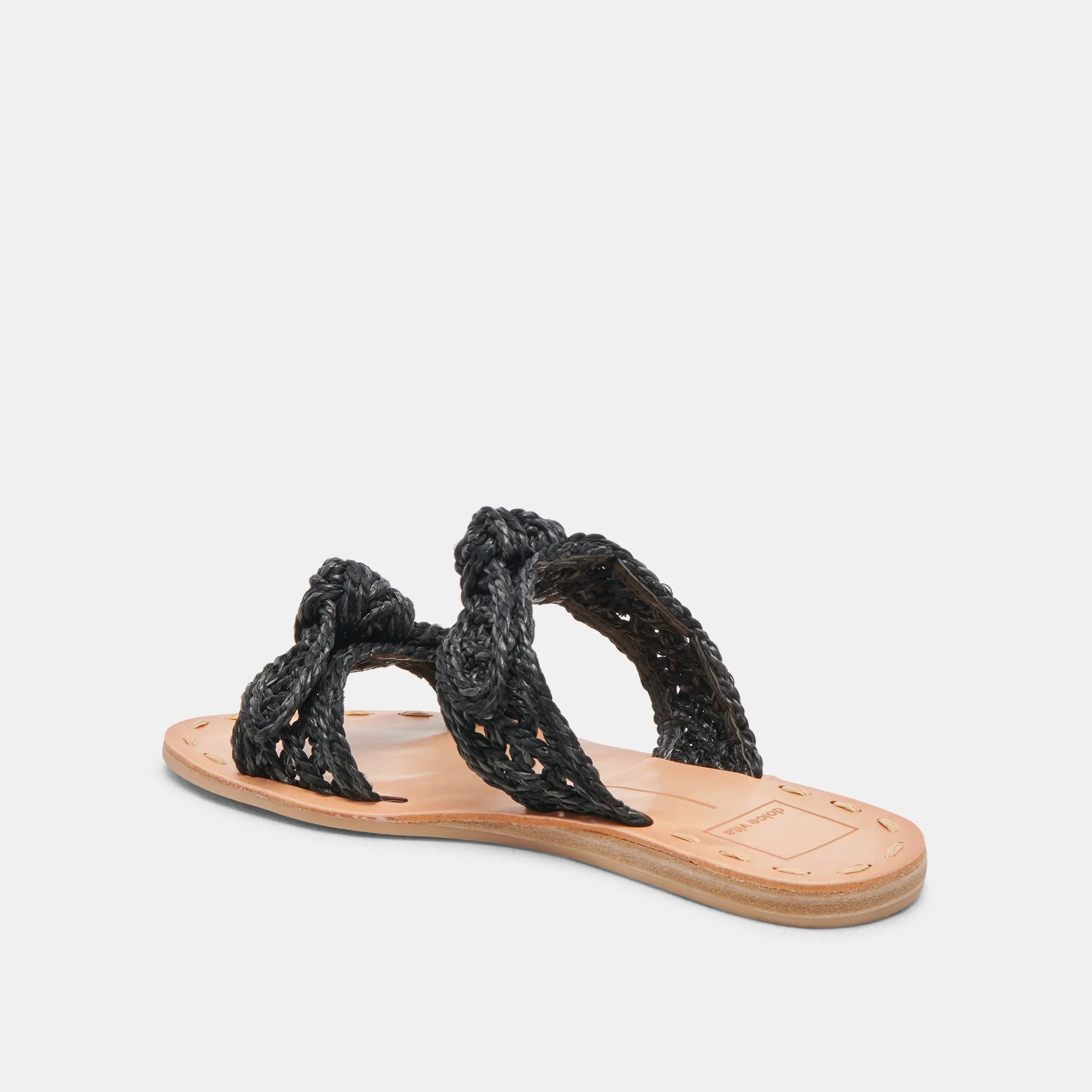 DINAH SANDALS ONYX RAFFIA sold by Dolce Vita product image thumbnail 5