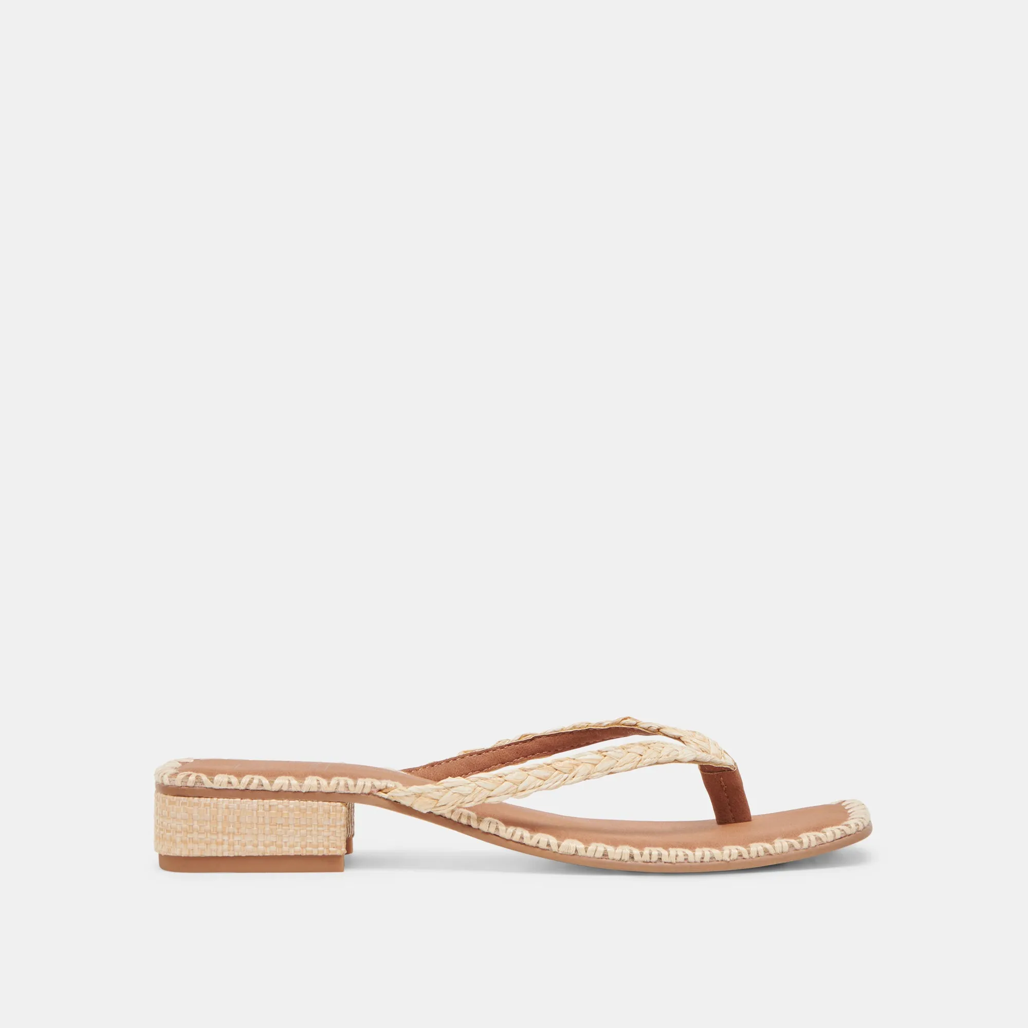 BARTY SANDALS LT NATURAL RAFFIA sold by Dolce Vita