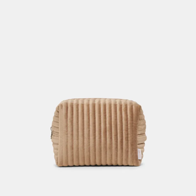 COSMETIC POUCH TAN sold by Dolce Vita
