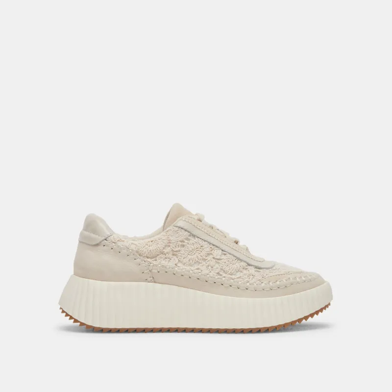 DOLEN SNEAKERS ECRU LACE - re:vita sold by Dolce Vita
