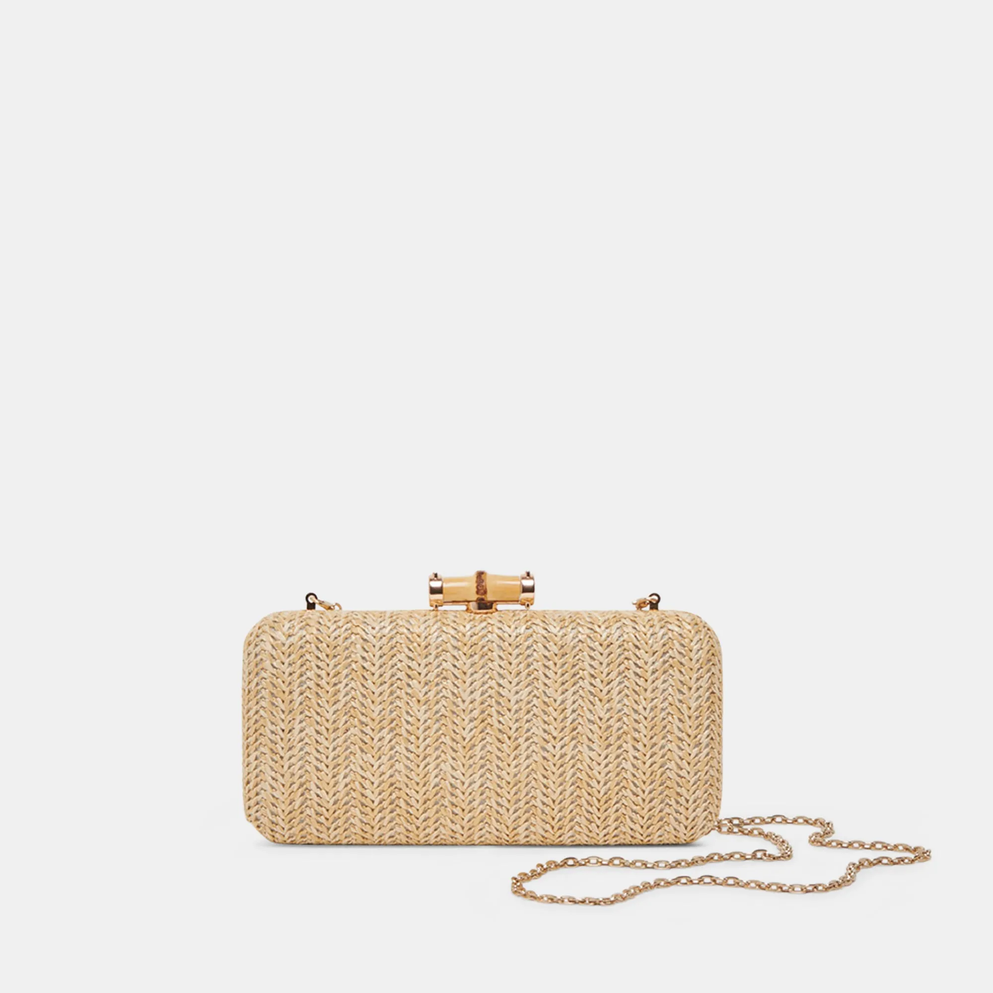 SOLACE CLUTCH NATURAL RAFFIA sold by Dolce Vita product image thumbnail 3