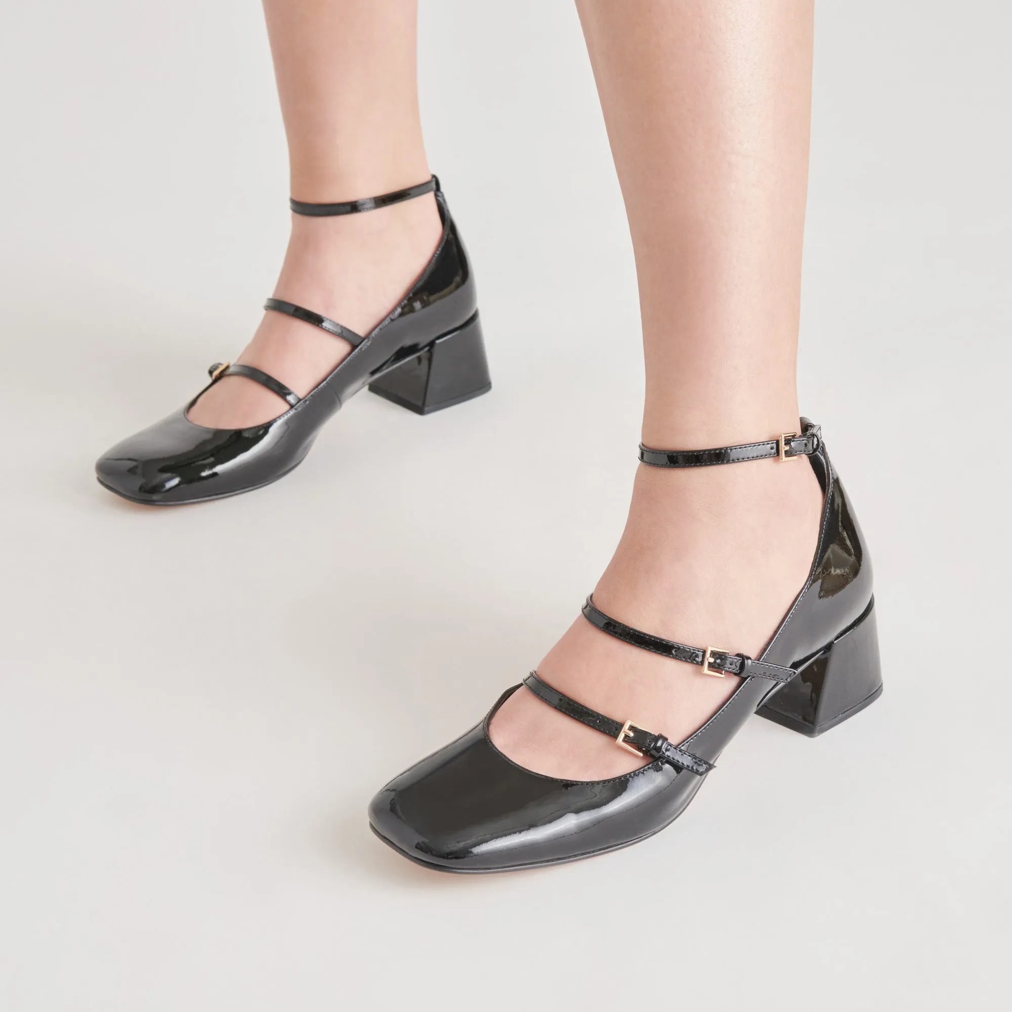 MEADOW HEELS MIDNIGHT PATENT LEATHER - re:vita sold by Dolce Vita product image thumbnail 4