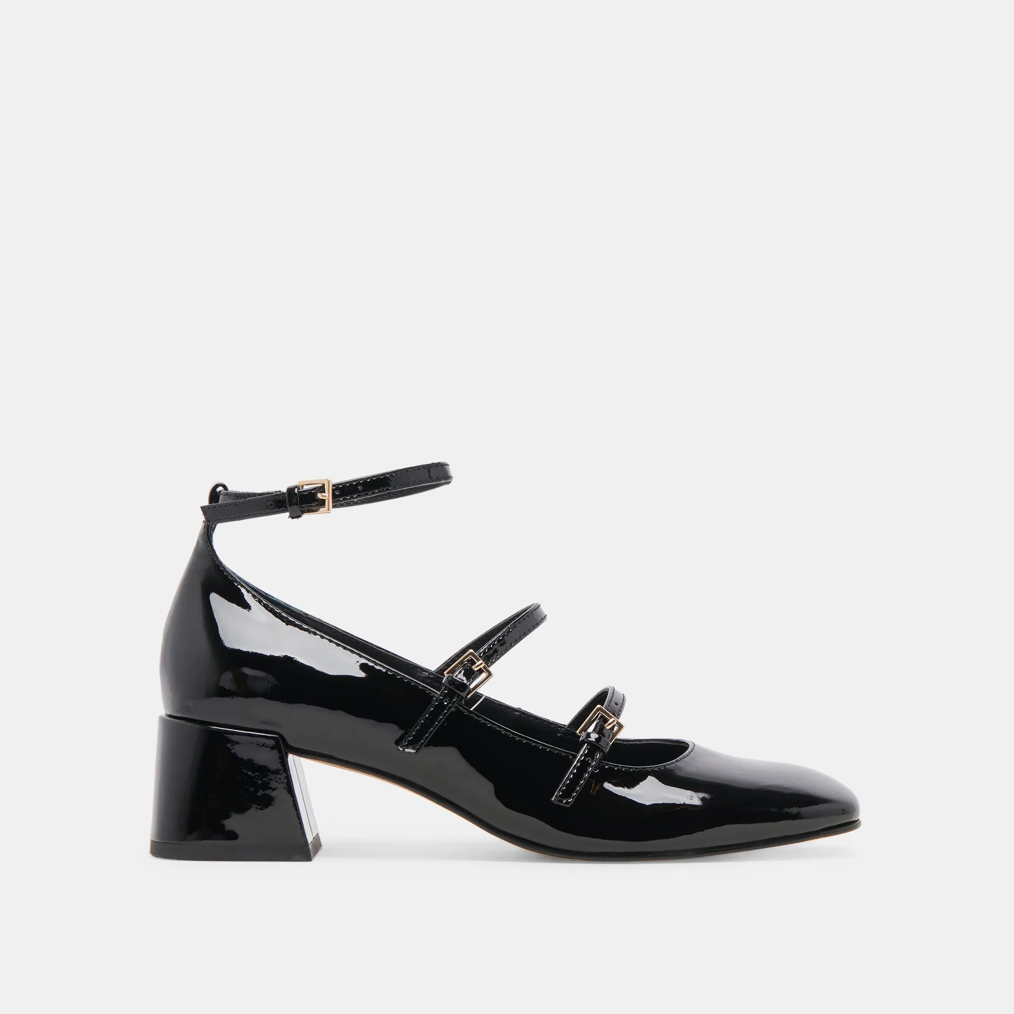 MEADOW HEELS MIDNIGHT PATENT LEATHER - re:vita sold by Dolce Vita