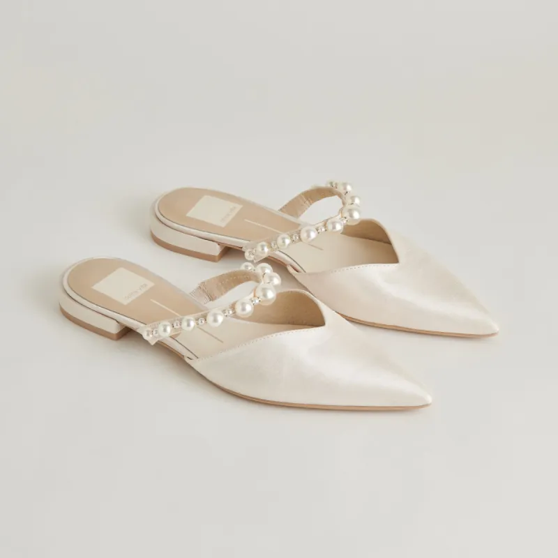 KANIKA PEARL FLATS VANILLA PEARLS - re:vita sold by Dolce Vita