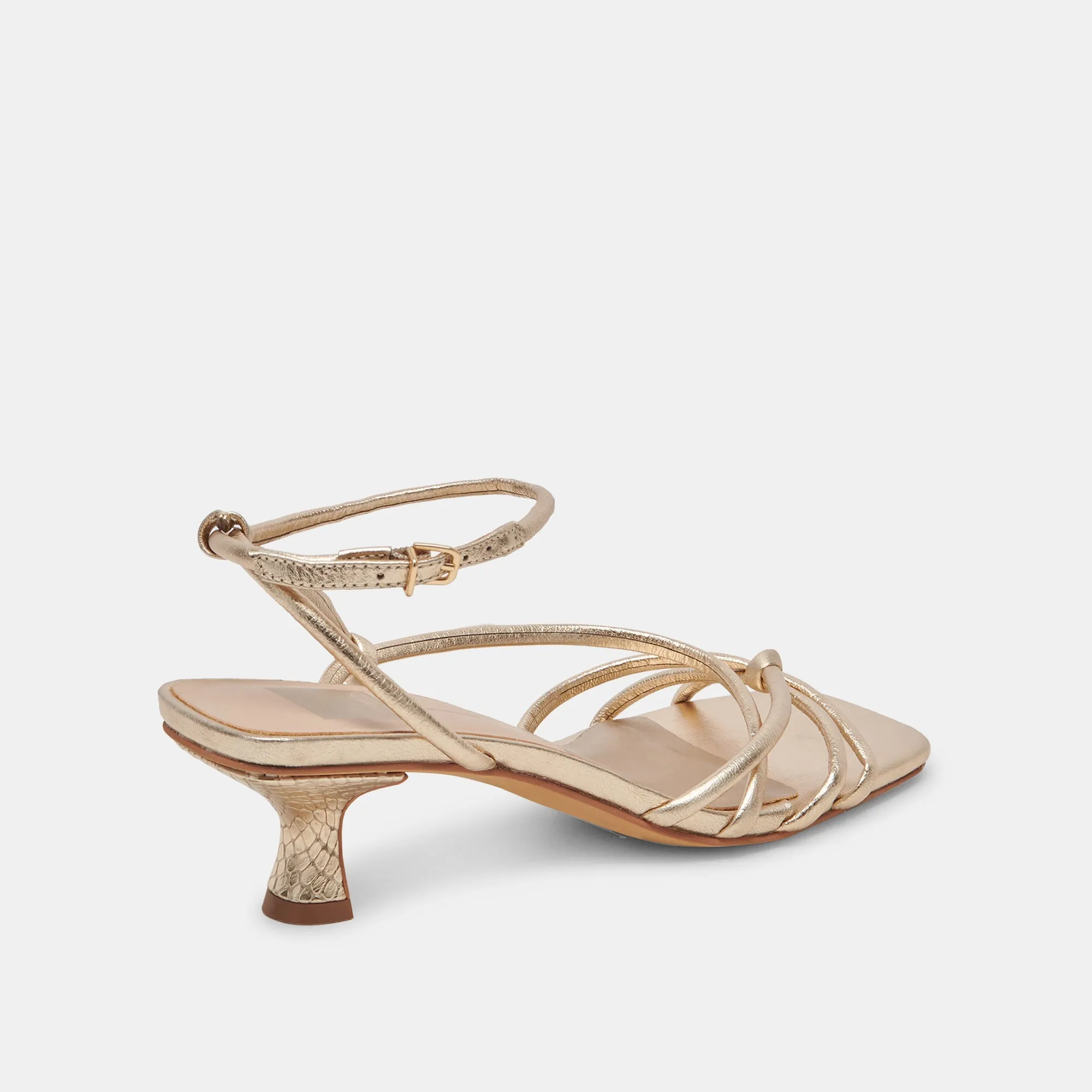 BEV HEELS GOLD METALLIC LEATHER - re:vita sold by Dolce Vita product image thumbnail 5