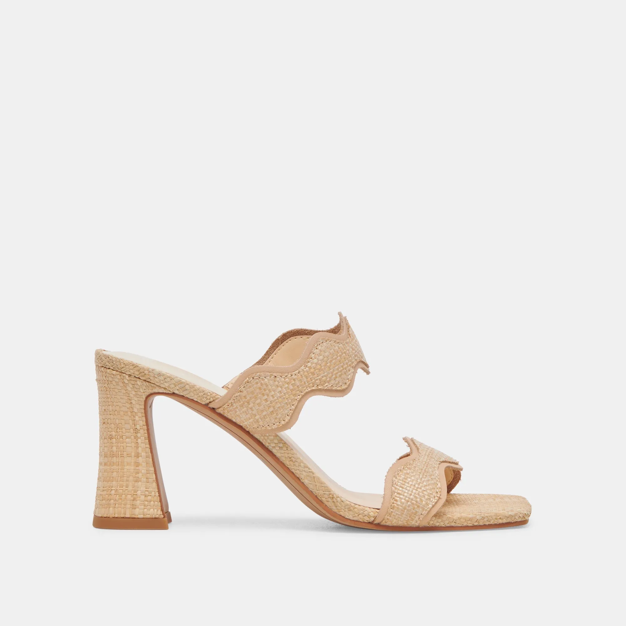 ILVA HEELS LT NATURAL RAFFIA - re:vita sold by Dolce Vita