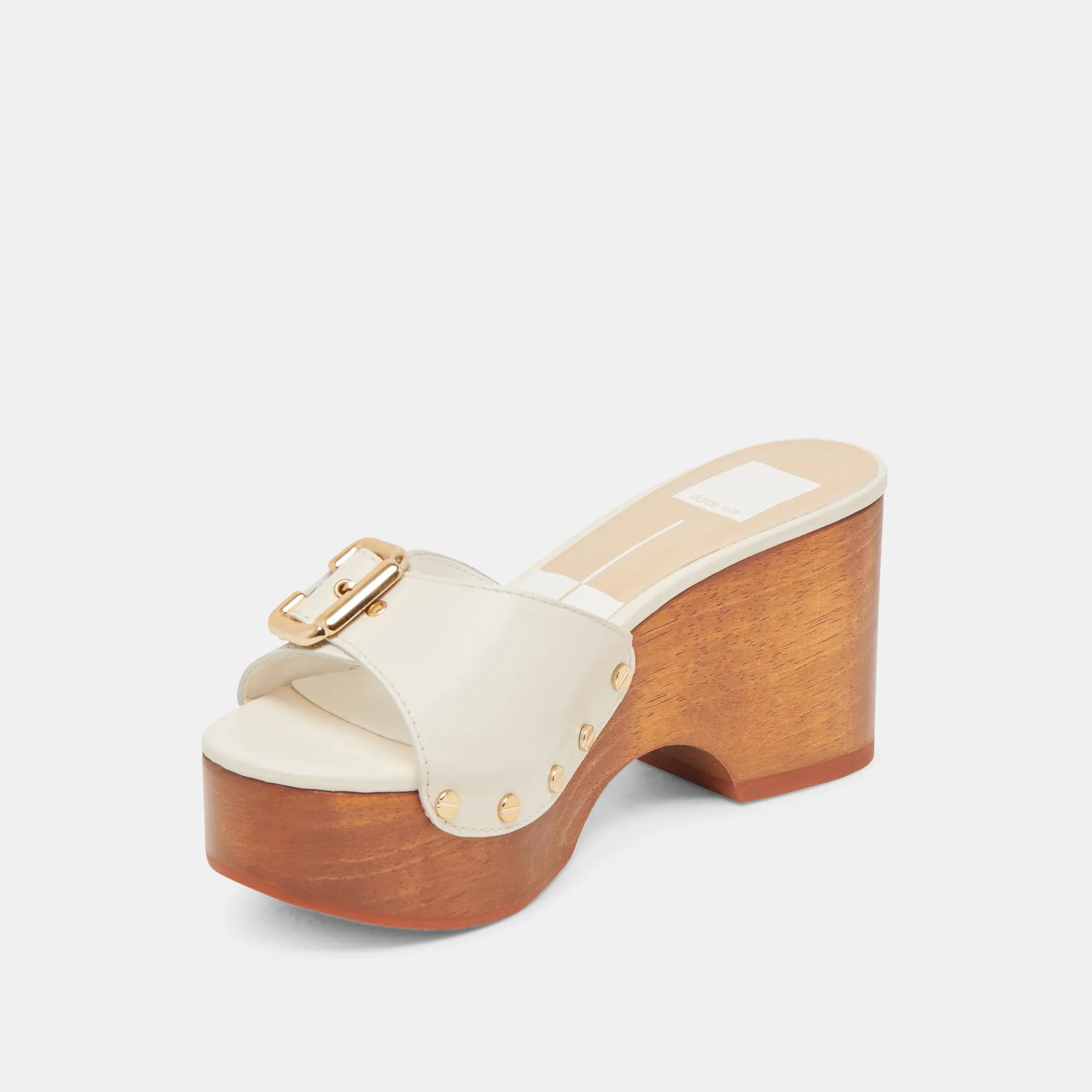YALAH HEELS OFF WHITE LEATHER sold by Dolce Vita product image thumbnail 4