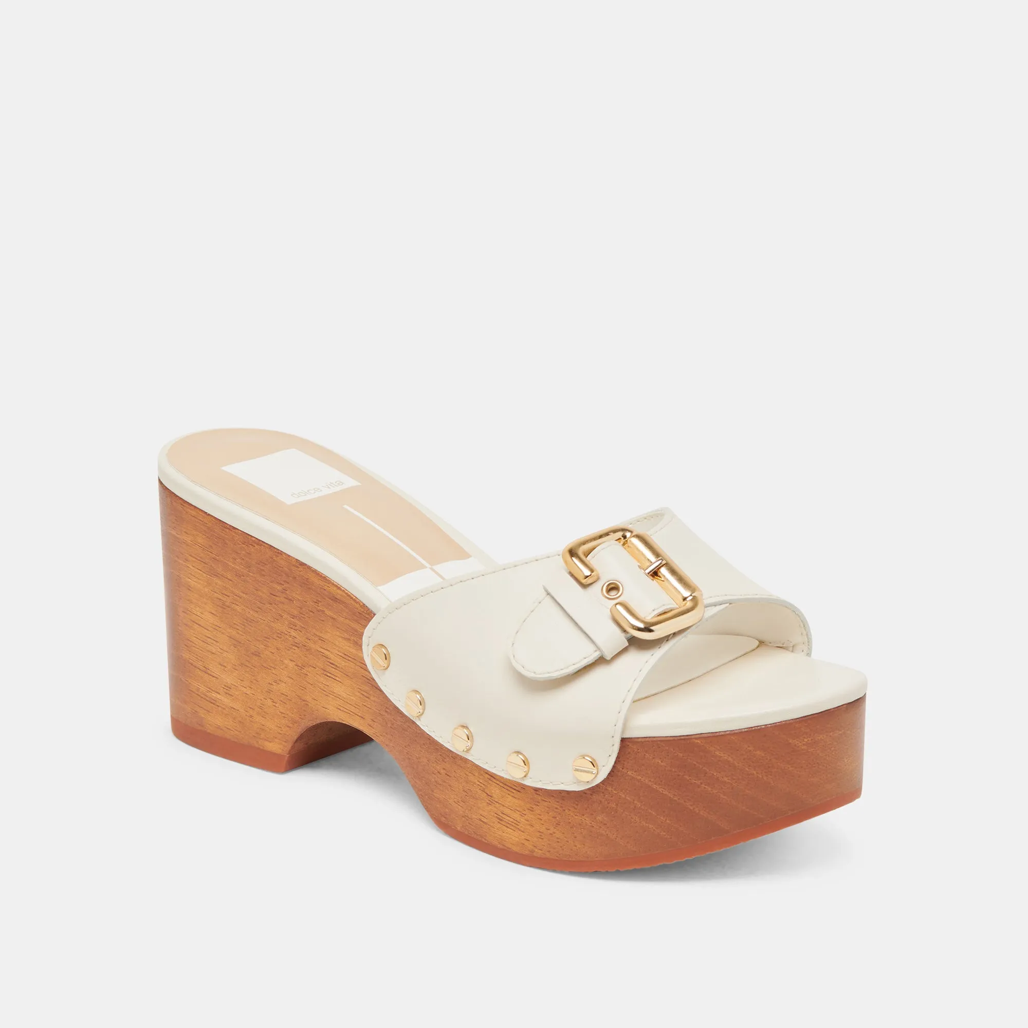 YALAH HEELS OFF WHITE LEATHER sold by Dolce Vita product image thumbnail 2